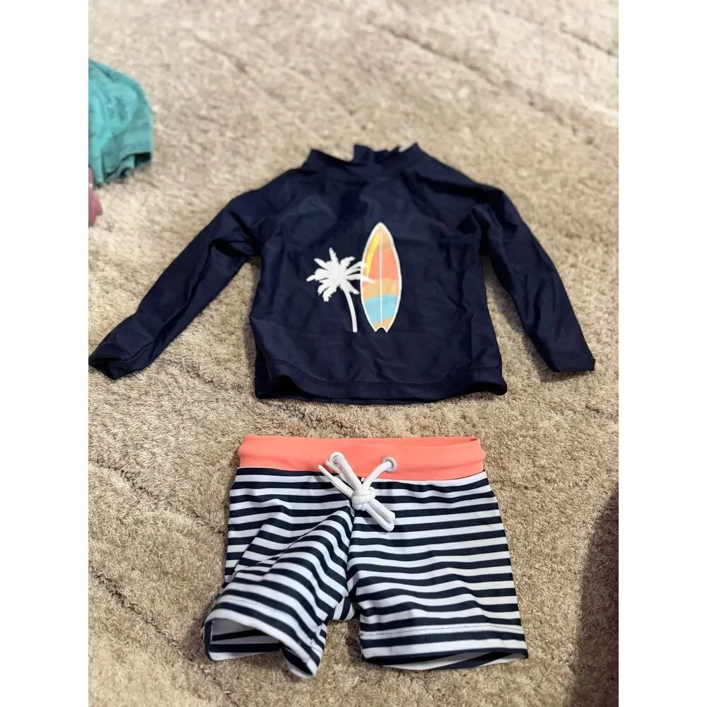 Snapperrock New Zeland Baby Infant Girl Swimsuit 3-6 M UPF 50+